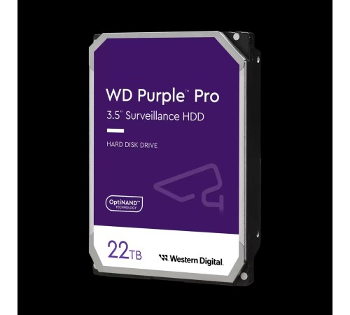 Жесткий диск/ HDD WD SATA3 22Tb Purple Pro 7200 512Mb 1 year warranty Жесткий диск/ HDD WD SATA3 22Tb Purple Pro 7200 512Mb 1 year warranty