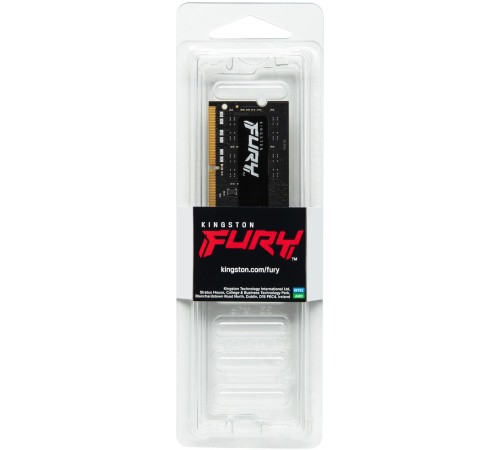 Память оперативная/ Kingston 8GB 3200MT/s DDR4 CL20 SODIMM FURY Impact Память оперативная/ Kingston 8GB 3200MT/s DDR4 CL20 SODIMM FURY Impact