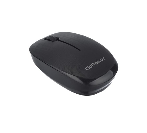 Мышь/ Мышь беспроводная GoPower GPM02 классическая USB черный (1/100) Мышь/ Мышь беспроводная GoPower GPM02 классическая USB черный (1/100)