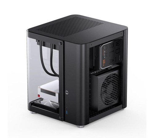 Корпус без блока питания/ Case JONSBO TK-1 Black 2.0, Mini-Tower, no fan, 1xUSB-A 3.2 + 1xUSB-C 3.2, mATX, mITX Black Корпус без блока питания/ Case JONSBO TK-1 Black 2.0, Mini-Tower, no fan, 1xUSB-A 3.2 + 1xUSB-C 3.2, mATX, mITX Black