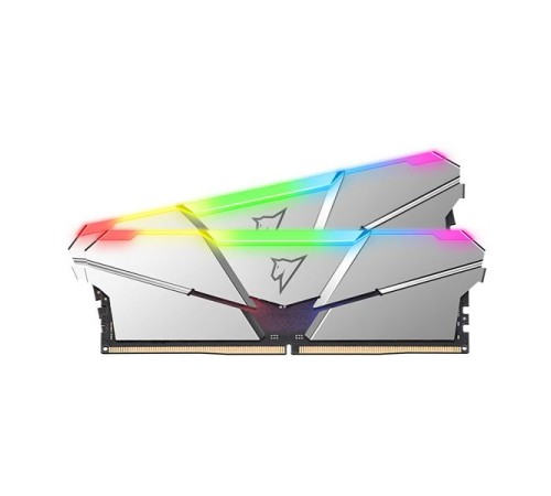 Оперативная память Netac Shadow RGB 32GB (2x16GB) DDR5-5600 (PC5-44800) C40 40-40-40-77 1.2V XMP Dual DIMM Kit Silver