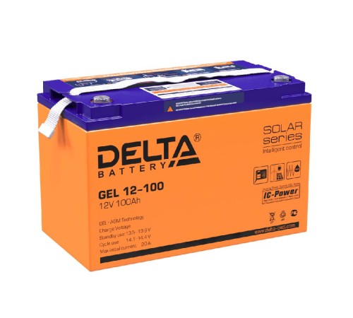 Аккумуляторная батарея DELTA BATTERY GEL 12-100 Аккумуляторная батарея DELTA BATTERY GEL 12-100