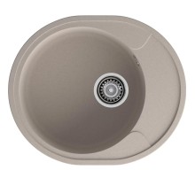 Кухонная мойка GRANFEST GRANFEST Мойка URBAN 857L  1-чаша+крыло 570*480мм, монтаж: врезной, материал: кварц, цвет: песочный