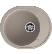 Кухонная мойка GRANFEST GRANFEST Мойка URBAN 857L  1-чаша+крыло 570*480мм, монтаж: врезной, материал: кварц, цвет: песочный
