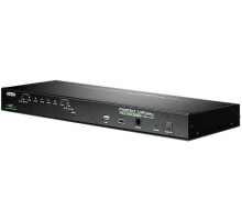 Переключатель электронный, 8 портов PS2/USB, доступ по IP/ 8 PORT PS/2-USB KVMP SWITCH ON THE NET