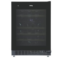 Винный шкаф KORTING/ Винный шкаф KORTING, ВхШхГ 820х595х570 мм, встраиваемый, объем 129 л, сенсорное управление, 46 бутылок, 2 температурные зоны, 5 деревянных полок, вентилятор для равномерного распределения температуры, LED освещение, энергоэффективност