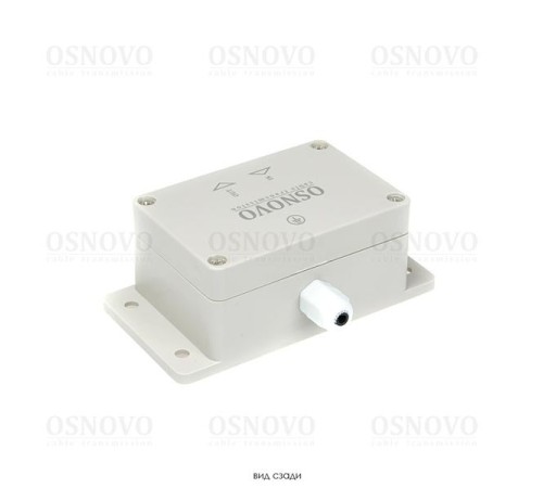 Устройство грозозащиты OSNOVO SP-IP/1000PW(ver.2) Уличное устройство грозозащиты для локальной вычислительной сети (скорость до 1000 Мб/с).Совместимо с оборудованием PoE IEEE 802.3af/at/bt. Поддержка PoE устройств мощностью