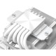 Кулер для процессора/ CPU Cooler ID-COOLING IS-67-XT WHITE (150W, 4-pin PWM, 67mm, Al/Cu, 6x6mm, 1x120mm, 67.58CFM, 32.3dBA, 2200RPM, S: 1851/1700/1200/115X, AM5/AM4, White)