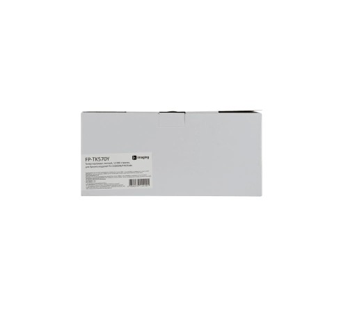 Тонер-картридж F+ imaging, желтый, 12 000 страниц, для Kyocera моделей FS-C5400DN/P7035cdn (аналог TK-570Y /1T02HGAEU0), FP-TK570Y (Вскрытая упаковка)