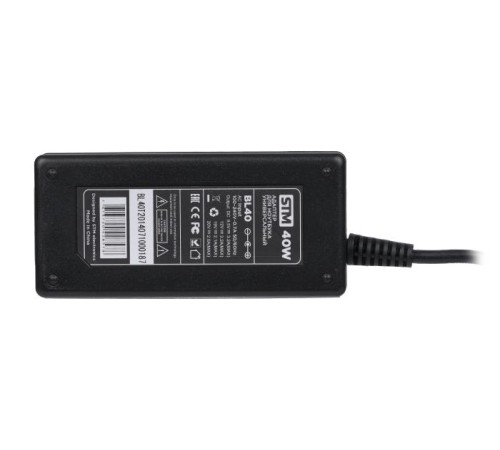 Универсальный адаптер для ноутбуков на 40Ватт/ NB Adapter STM BL40, 40W, Net