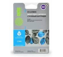 -/ Картридж струйный Cactus CS-LC985C голубой (15мл) для Brother DCPJ315W/DCPJ515W/MFCJ265W