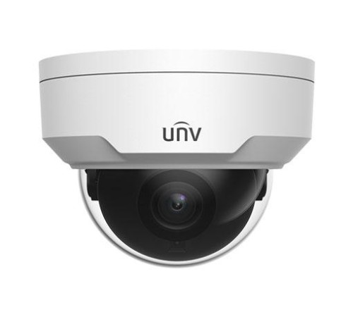 Камера Uniview Видеокамера IP купольная антивандальная, 1/3" 4 Мп КМОП @ 30 к/с, ИК-подсветка и подсветка до 30м., EasyStar 0.005 Лк @F1.6, объектив 2.8 мм, WDR, 2D/3D DNR, Ultra 265, H.265, H.264, MJPEG, 2