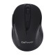 Мышь/ Мышь беспроводная GoPower GPM03 классическая USB бесшумная Soft-Touch черный (1/100)