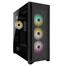 Корпус без блока питания/ Case Corsair iCUE 7000X RGB, Full-Tower, TG, 4x140mm RGB, 4xUSB-A 3.0, 1xUSB 3.2 Type-C, E-ATX, ATX, mATX, mITX Black