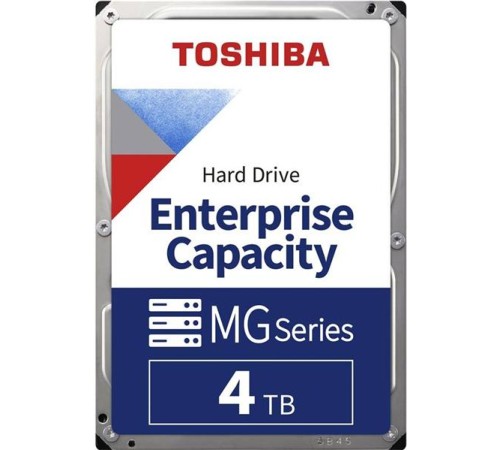 Жесткий диск Toshiba Enterprise HDD 3.5" SAS 4TB, 7200 rpm, 512MB buffer, MG10SDA400E, 1 year
