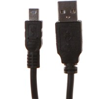 Кабель 1.0m USB AM/mini, черный, 4PH-R90117
