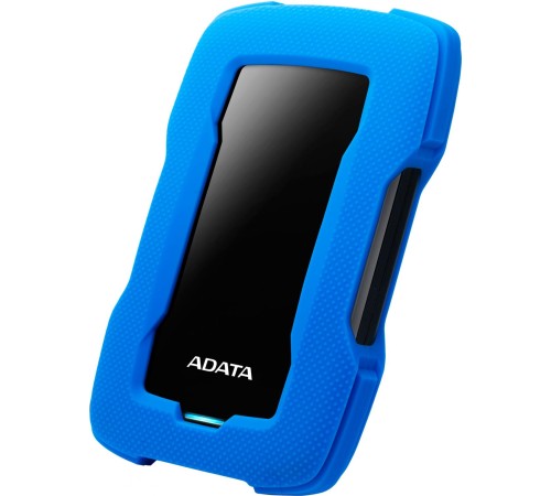 Внешний жесткий диск/ Portable HDD 1TB ADATA HD330 (Blue), Silicone, USB 3.2 Gen1, 133x89x16mm, 190g /3 года/