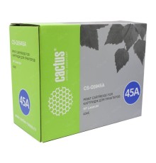 -/ Картридж лазерный Cactus CS-Q5945A Q5945A черный (18000стр.) для HP LJ 4345/4345