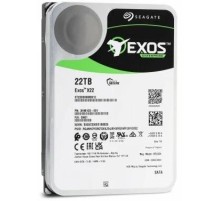 Жесткий диск/ HDD Seagate SATA3 22Tb Exos X22 7200 512Mb  1 year warranty (replacement WD221KRYZ)