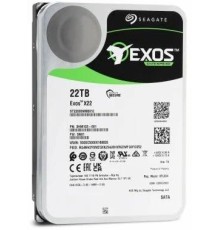Жесткий диск/ HDD Seagate SATA3 22Tb Exos X22 7200 512Mb  1 year warranty (replacement WD221KRYZ)