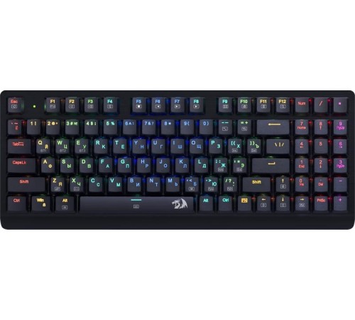 Redragon Беспроводная клавиатура Dragonwarrior RGB,тонкая,94клавиш,б.п.