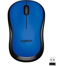 Мышь беспроводная Logitech M220 Silent Blue (синяя, оптическая, 1000dpi, 2.4 GHz/USB-ресивер, бесшумная) (арт. 910-004896, M/N: MR0085 / C-U0010)