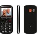 Ezzy2 Black, 5,87 см (2.31") 320x240, 32MB RAM, 32MB, up to 16GB flash, 0,3Mpix, 2 Sim, BT v3.0, Micro-USB, 1400mAh, 103g, 126 ммx60 ммx13,6 мм