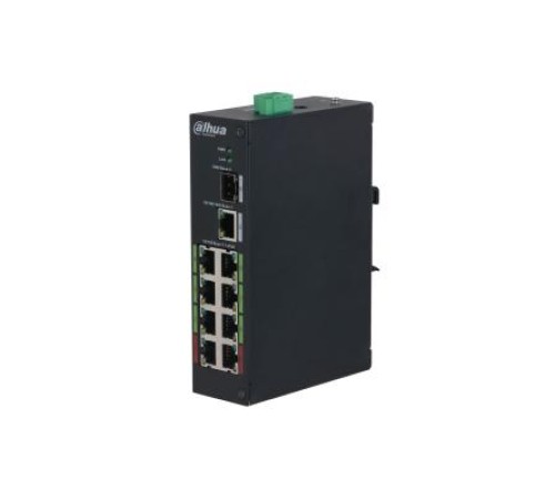 8-портовый неуправляемый коммутатор с ePoE, Порты: 8 RJ45 10/100/1000Мбит/с PoE/PoE+/Hi-PoE 1 RJ45 10/100/1000Мбит/с uplink 1 SFP 100/1000Мбит/с uplink; мощность PoE: порты 1 и 5 до 60Вт порты 24 и 68 до 30Вт суммарно до 120Вт; питание: 4857В DC