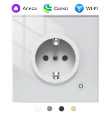 Розетка Moes Wi-Fi Smart Socket белая модели WK-EU