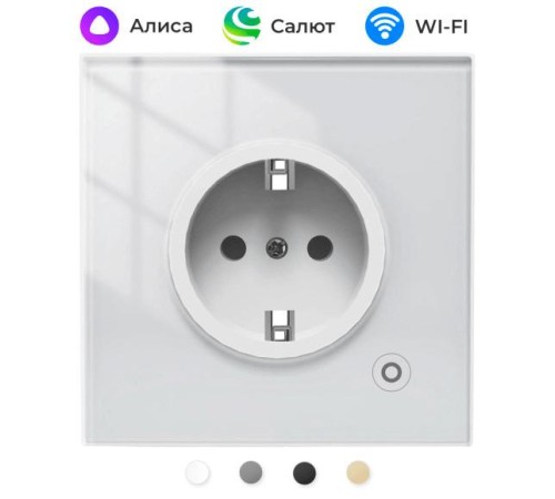 Розетка Moes Wi-Fi Smart Socket белая модели WK-EU Розетка Moes Wi-Fi Smart Socket белая модели WK-EU