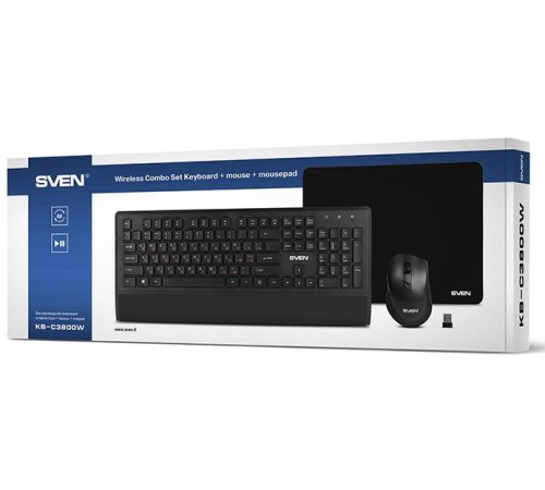 Беспроводной набор клавиатура+мышь SVEN KB-C3800W Беспроводной набор клавиатура+мышь SVEN KB-C3800W
