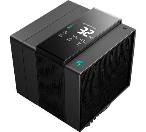 Кулер для процессора DEEPCOOL ASSASSIN IV VC VISION LGA20XX/1700/1200/115X/AM5/AM4 (6шт/кор,TDP 300W, PWM, DUAL FAN 140mm + 120mm, DUAL Heatsink, 7 Heatpipe, Copper Base) RET (R-ASN4-BKNVMD-G)
