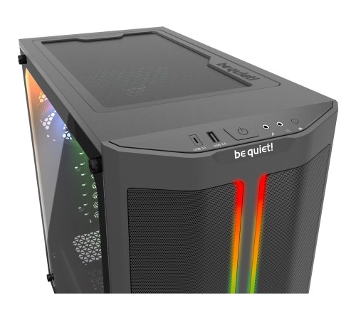 Корпус ПК без блока питания/ Case be quiet! PURE BASE 500DX, Midi-Tower, TG, 3x140mm, 1xUSB-A 3.2, 1xUSB 3.2 Type-C, ATX, mATX, mITX Black