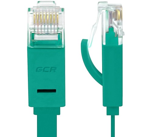 Greenconnect Патч-корд PROF плоский прямой 5.0m, UTP медь кат.6, зеленый, позолоченные контакты, 30 AWG, GCR-LNC625-5.0m, ethernet high speed 10 Гбит/с, RJ45, T568B Greenconnect Патч-корд PROF плоский прямой 5.0m, UTP медь кат.6, зеленый, позолоченные контакты, 30 AWG, GCR-LNC625-5.0m, ethernet high speed 10 Гбит/с, RJ45, T568B