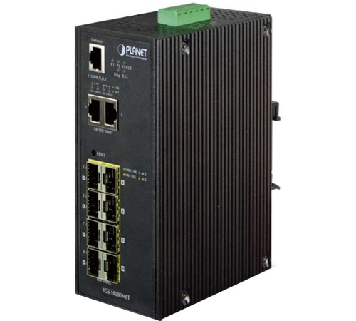 IGS-10080MFT индустриальный управляемый коммутатор/ IP30 Industrial 8* 100/1000F SFP + 2*10/100/1000T Full Managed Ethernet Switch (-40 to 75 degree C), 1588 IGS-10080MFT индустриальный управляемый коммутатор/ IP30 Industrial 8* 100/1000F SFP + 2*10/100/1000T Full Managed Ethernet Switch (-40 to 75 degree C), 1588