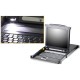 8-портовый IP KVM-переключатель с ЖК-дисплеем Slideaway/ATEN/ SINGLE RAIL 8P PS/2-USB LCDKVMP 17INCH WIH IP