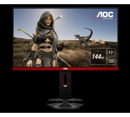 Монитор LCD 24.5'' 16:9 1920х1080(FHD) TN, 144 Hz, 400cd/m2, 1000:1, 50М:1, 1ms, VGA, 2xHDMI, DP, USB-Hub, Height adj, Pivot, Tilt, Swivel, Speakers, Black+Cherry (Из ремонта) Монитор LCD 24.5'' 16:9 1920х1080(FHD) TN, 144 Hz, 400cd/m2, 1000:1, 50М:1, 1ms, VGA, 2xHDMI, DP, USB-Hub, Height adj, Pivot, Tilt, Swivel, Speakers, Black+Cherry (Из ремонта)