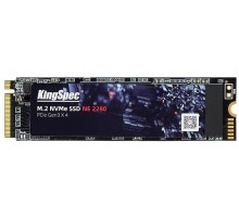 твёрдотельный накопитель KingSpec SSD 1TB M.2 2280 PCIe 3.0 x4 NVMe R2400/W1900MB/s 3D TLC MTBF 1M 96200/76400 IOPS 698TBW