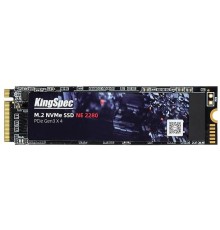 твёрдотельный накопитель KingSpec SSD 1TB M.2 2280 PCIe 3.0 x4 NVMe R2400/W1900MB/s 3D TLC MTBF 1M 96200/76400 IOPS 698TBW