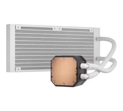 Система жидкостного охлаждения/ Water Cooling System Corsair iCUE H100i ELITE CAPELLIX XT (240mm, White, RGB/ Fans: 2x120mm, 65.57CFM, 34.1dBA, 2400RPM/ S: 1851, 1700, 1200, 115x, 2011, 2066, AM5, AM4) Система жидкостного охлаждения/ Water Cooling System Corsair iCUE H100i ELITE CAPELLIX XT (240mm, White, RGB/ Fans: 2x120mm, 65.57CFM, 34.1dBA, 2400RPM/ S: 1851, 1700, 1200, 115x, 2011, 2066, AM5, AM4)
