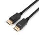 Кабель/ Кабель GoPower DisplayPort (m)-DisplayPort (m) 1.8м ПВХ ver.1.4 черный Premium Zip-Lock c подвесом