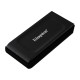 Твердотельный накопитель/ Kingston External SSD XS1000, 1000GB, Type-C/A, USB 3.2 Gen 2, R/W 1050/1000MB/s, 70x33x14mm, 29g., Black (60 мес)