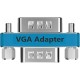 Адаптер переходник Vention VGA 15M/ VGA 15M