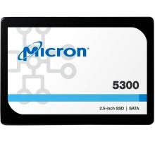 Твердотельный накопитель Micron 5300PRO 960GB SATA 2.5" 3D TLC R540/W520MB/s MTTF 3М 95000/35000 IOPS 2628TBW SSD Enterprise Solid State Drive, 1 year, OEM