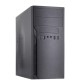 Корпус с блоком питания 450Вт./ Case Foxline FL-628, mATX, 2x5.25EXT, 1x3.5EXT, 3x3.5INT, 2xUSB2.0+2xUSB3.0, HDA, w/o FAN, w/450W ATX PSU, w/1.2m EU pwr cord