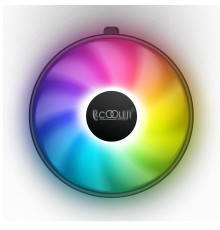 Кулер для процессора/ CPU Cooler PCCooler E126M PRO (92W, 4-pin PWM, 70mm, Al/Cu, -mm, FRGB, 1x120mm, 65.46CFM, 29.8dBA, 1600RPM, S: 1700/1200/115X, AM5/AM4, black)
