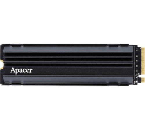 Твердотельный накопитель Apacer SSD AS2280Q4U 2TB M.2 2280 PCIe Gen4x4, R7400/W7000 Mb/s, 3D NAND, MTBF 1.6M, NVMe, 1500TBW, Retail, Heatsink, 5 years (AP2TBAS2280Q4U-1)