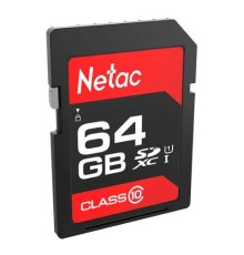 Носитель информации Netac P600 64GB SDXC U1/C10 up to 80MB/s, retail pack