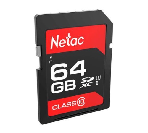 Носитель информации Netac P600 64GB SDXC U1/C10 up to 80MB/s, retail pack