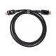 Кабель/ Кабель HDMI 19M/M,ver. 2.1 8KX60Hz (Econom) оплетка 1.5m iOpen <ACG859B-1.5>